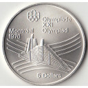 1976 - CANADA XXI Olimpiade 5 Dollari 7° Serie Villaggio Olimpico Fdc